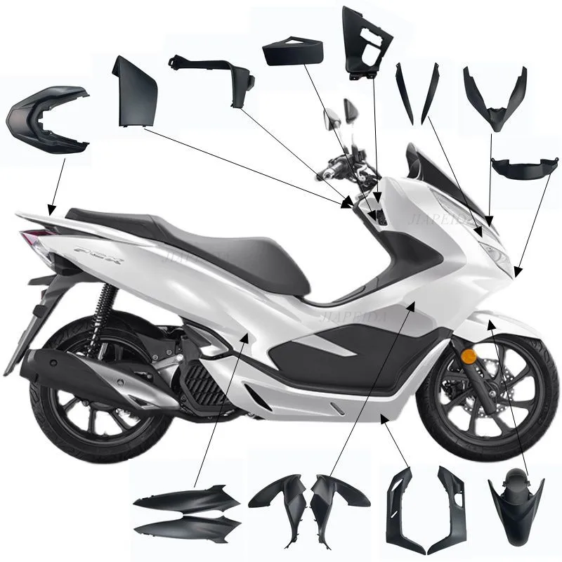 

Modified motorcycle accessories PCX150 PCX125 PCX body part Plastic Fairing kit parts for honda pcx125 pcx150 2018 2019 2020