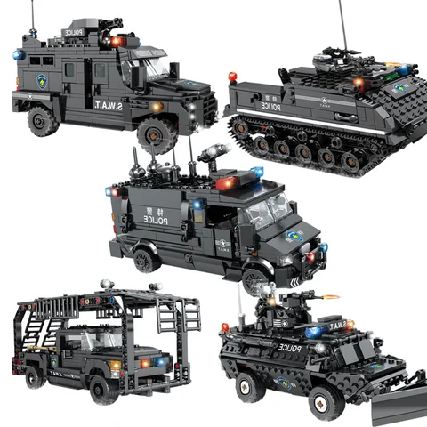 Lego swat team - купить недорого | AliExpress