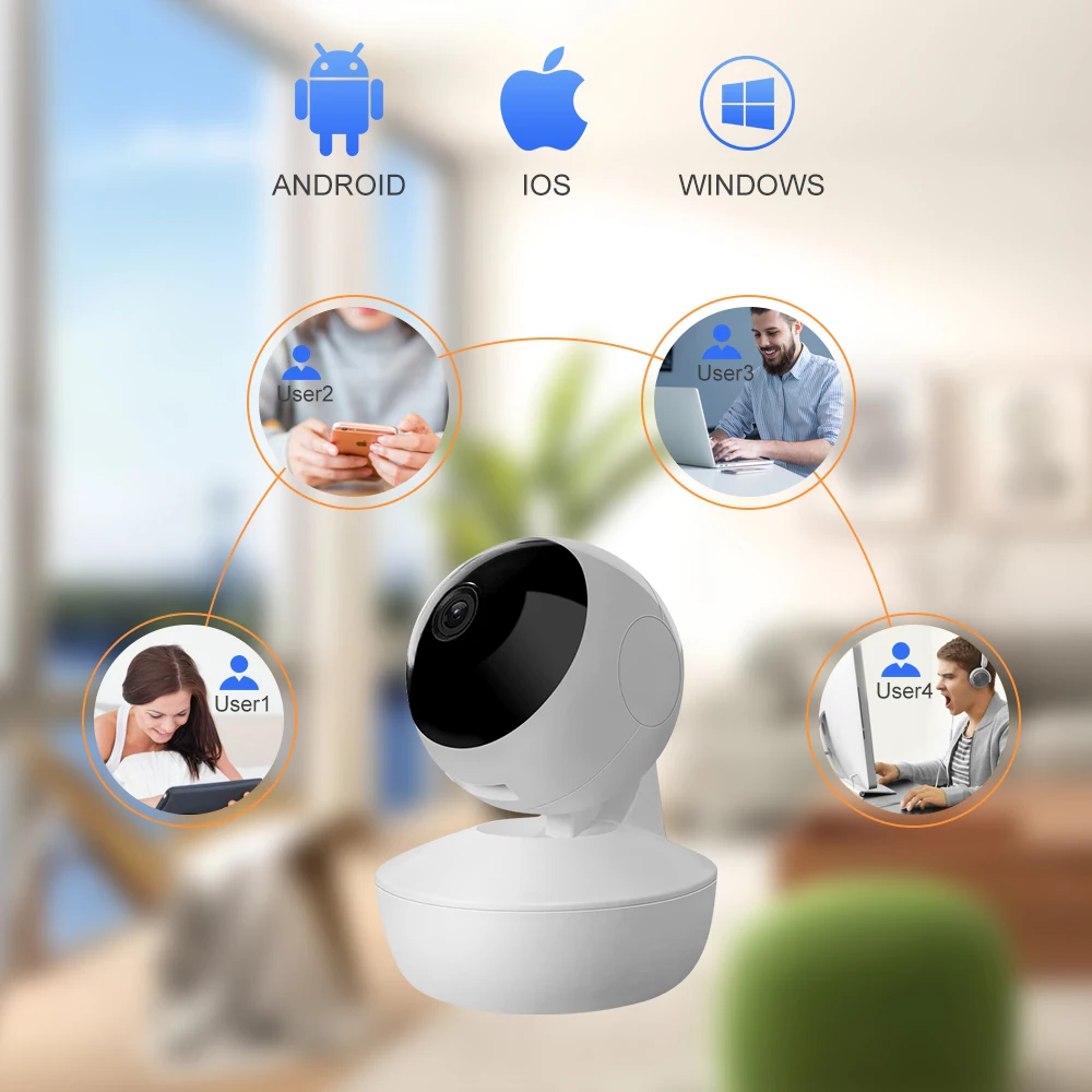 IP-камера видеонаблюдения 3-мегапиксельная с Wi-Fi и дуплексным аудио |