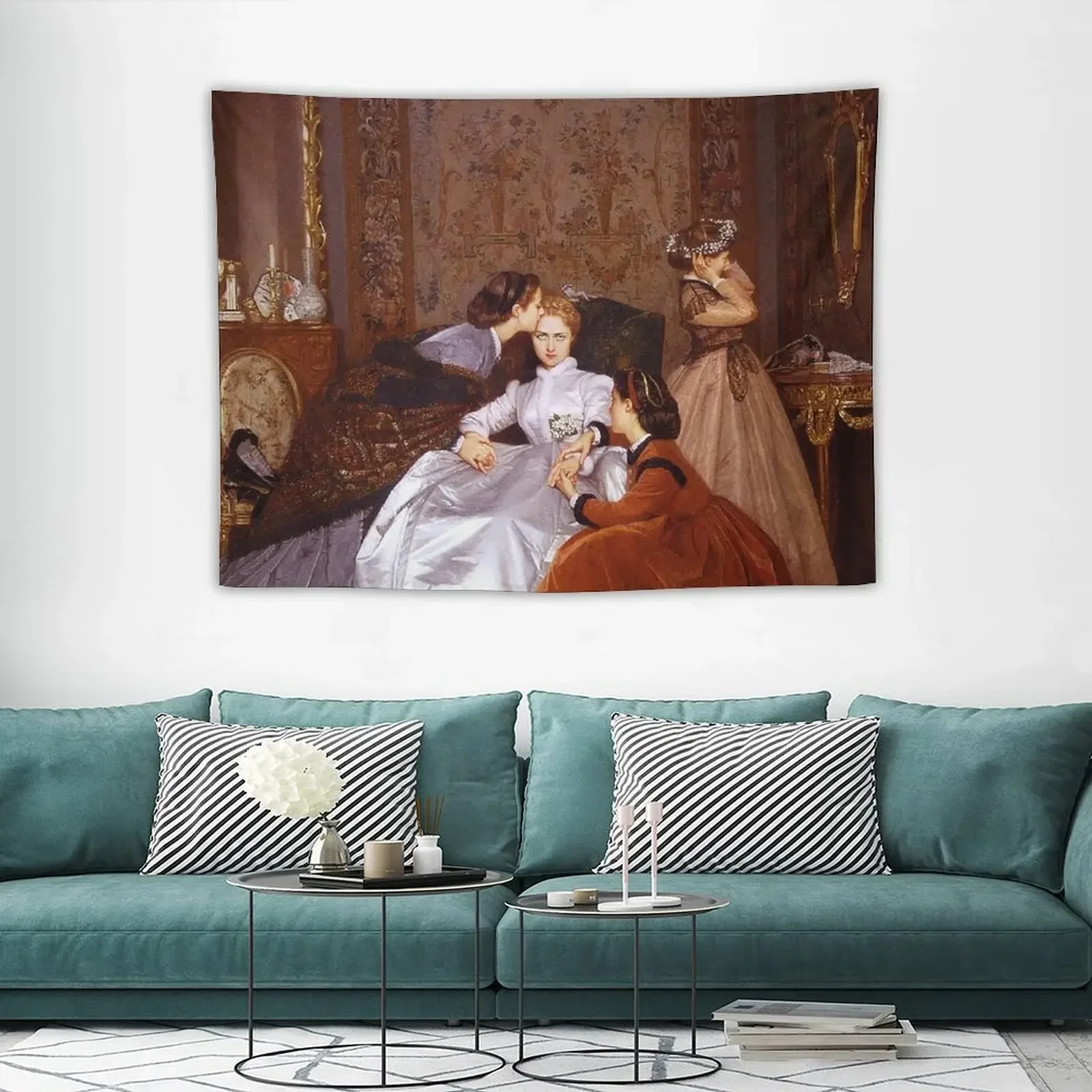 Неохотничий гобелен Невеста-август тулмуш украшения для спальни украшение