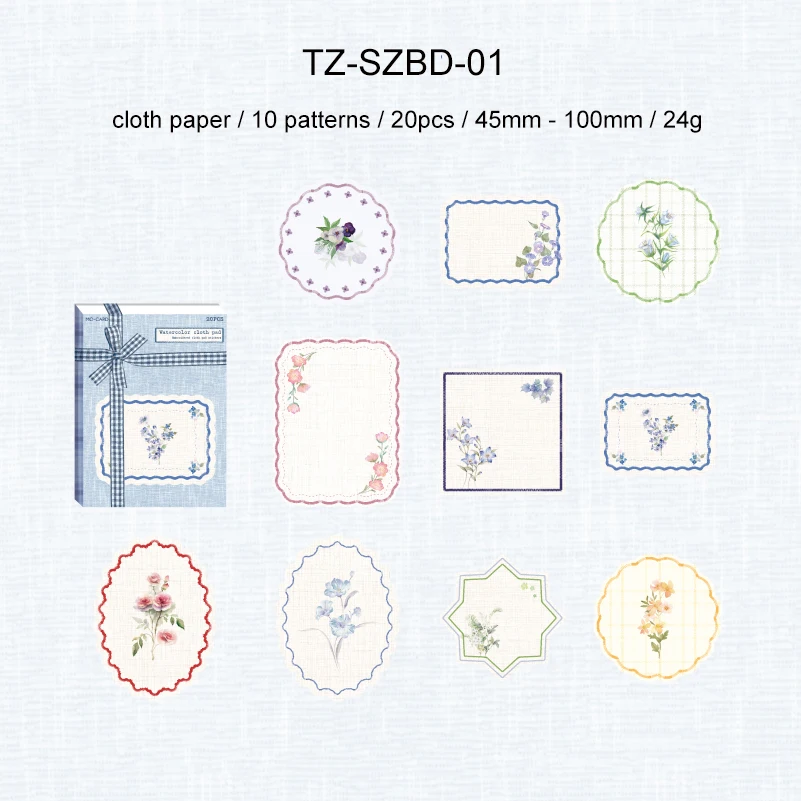 

Jianwu тканевые наклейки для коллажа