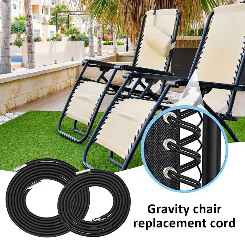 

4pcs Universal Cord Replacement Camping Multistrand Dichotomanthes Rope For Lawn Chairs Outdoor Sun Loungers Fixing Chair Repair