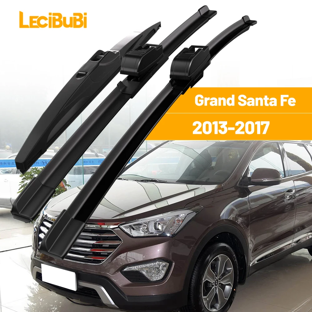 

Для Hyundai Grand Santa Fe 2013-2017 1 комплект, передние и задние щетки стеклоочистителя, дворники 2014 2015 2016, аксессуары