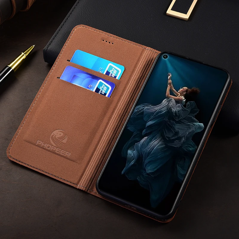 Чехол-книжка из натуральной кожи для Asus Zenfone 5 5S 6 7 8 9 10 11 ZS620KL ZE620KL ZS630KL