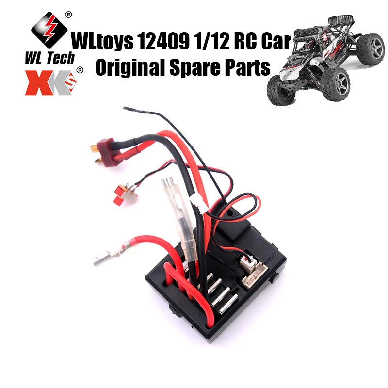 

WLtoys 12409 1/12 RC Car Original Spare Parts 12401-0224 Receiver 12402-A 12403 12409 Circuit Board Board Electrical Adjustment