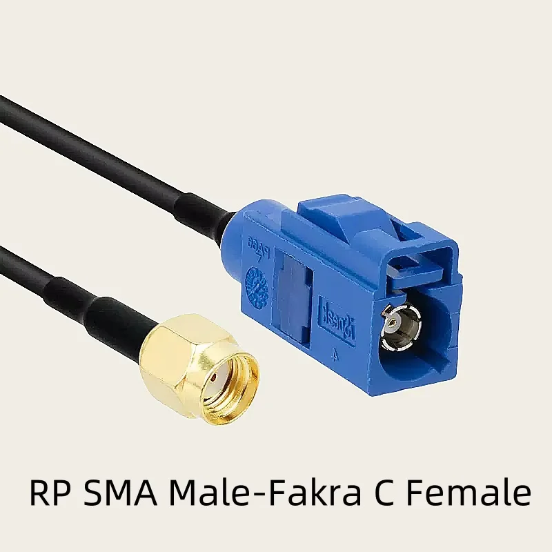 

Бue Fakra C - SMA удлинитель кабеля для GPS антенны RG174