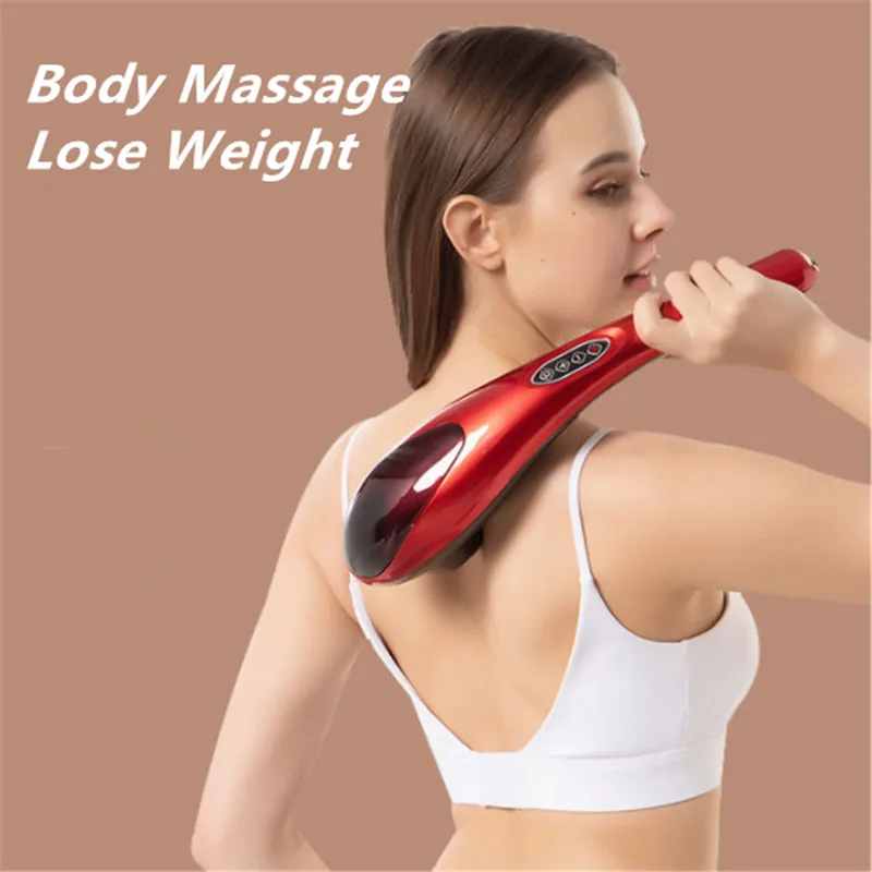 

Neck and Back Massager Electric Dolphin Massager Stick Back Massager Foot Massager Body Massager for Neck Electric Massager Home