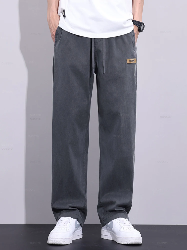 Брендовая одежда летние роскошные мягкие джинсы из лиоцелловой ткани мужские