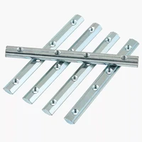 4pcs 2020 aluminum connector bracket fastener with m5 screw for 20series eu standard aluminum profile straight line connector