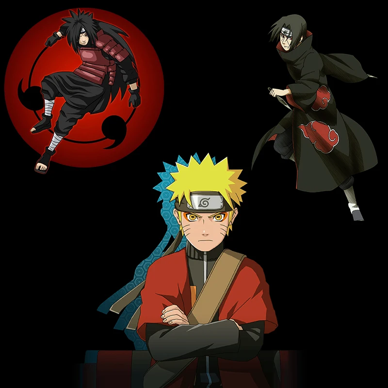 

Anime Heat Transfers for Clothes Narutos DIY T-Shirt Decoration Patches on Clothes Applique for Children's Clothing Sticker Gift