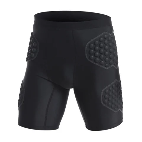 Спортивные шорты, дышащие эластичные повседневные мужские футбольные шорты для защиты от столкновений - изображение