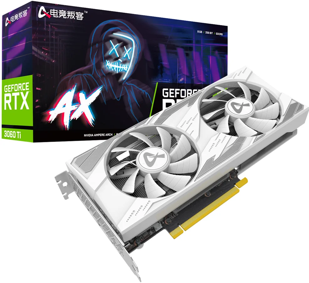 

Видеокарта RTX 3060ti 8G X2w LHR с блокировкой