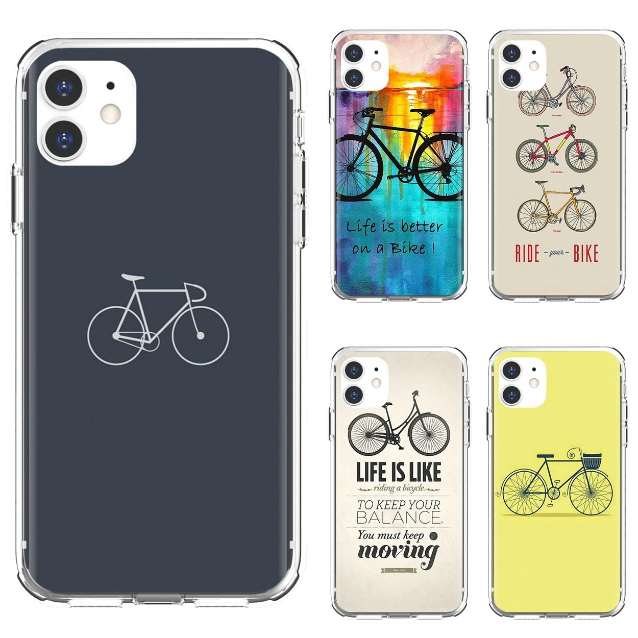 

Silicone Phone Bag Case Love-Bike-Bicycles-quotes For iPod Touch iPhone 10 11 12 Pro 4S 5S SE 5C 6 6S 7 8 X XR XS Plus Max 2020