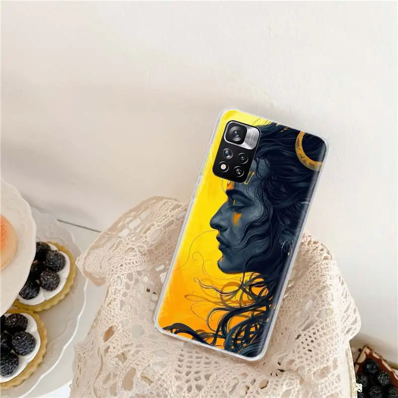 Чехол для телефона Lord Shiva Hindu God Buddha Xiaomi Mi 14 12 10 Lite 12X 12T 13 5G 11T 10T Pro 11i 9 8 A3 CC9 6X 5X Capa Coque Fun