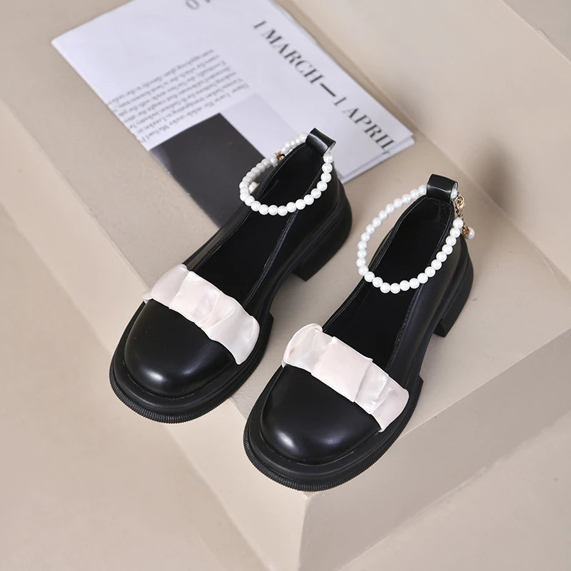 

Сандалии женские на квадратном каблуке, удобная обувь с закрытым носком, Костюмные Туфли Мэри Джейн, высокие массивные, бежевые, черные, лет...