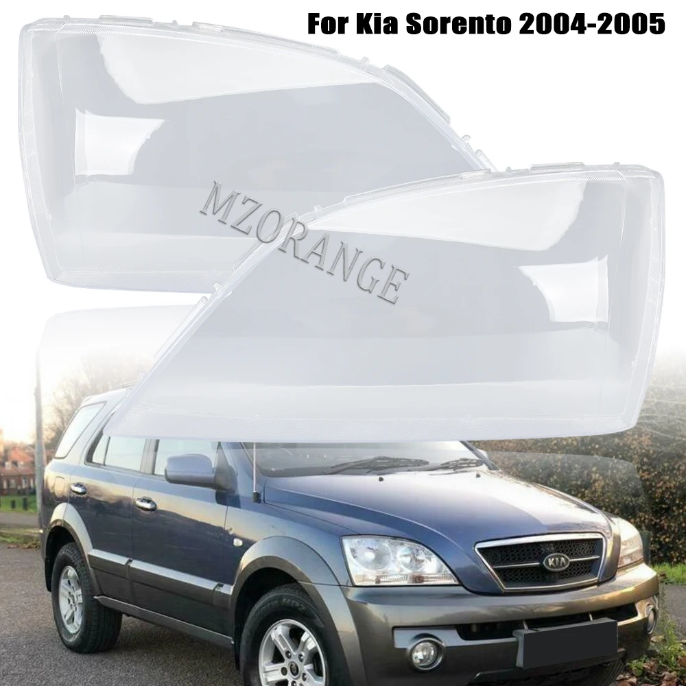 

Для Kia Sorento 2004 2005 Автомобильная сборка налобный фонарь крышка абажур объектив передний бампер Защита налобного фонаря прозрачный корпус