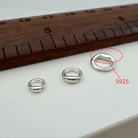 Кольцо из серебра 925, фурнитура для бижутерии