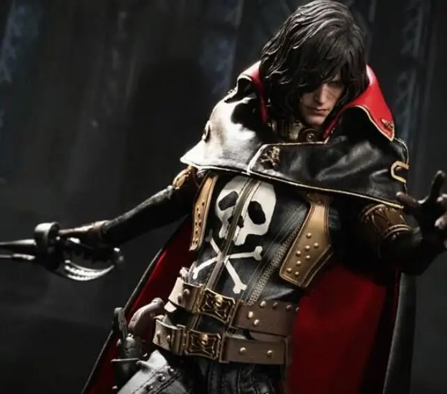 

HT hottoys Hot Toys MMS222 MMS-222 Space Pirate Captain Harlock 1/6 Collectible Action Figure Toy Doll Model Body In stock