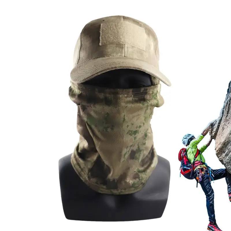 Гетры для шеи мужчин летние банданы с защитой от ультрафиолета охотничий щиток
