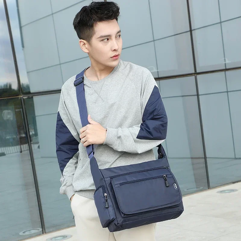 Tilorraine большая вместительная мужская сумка через плечо водонепроницаемая