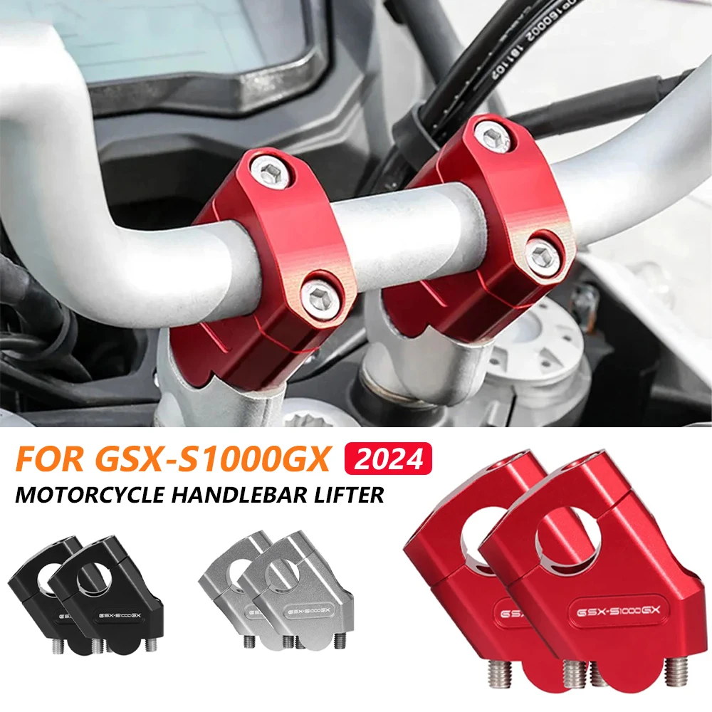 Фото Увеличенная высота руля для мотоциклов GSX-S 1000GX 2024, GSX S1000 GX, GSXS1000GX, внедорожная фурнитура для крепления руля №1