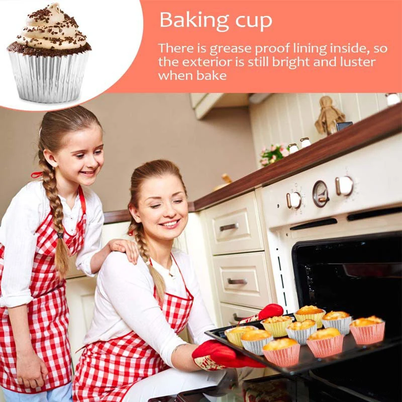 100 шт. маслостойкие формочки для кексов 7 5 см |