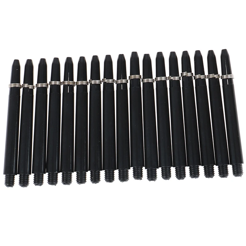 

50pcs 48mm Nylon Dart Shafts Standard 2BA Screw Thread Darts Rod Stem+Dart Flight Protection Ring Accessories