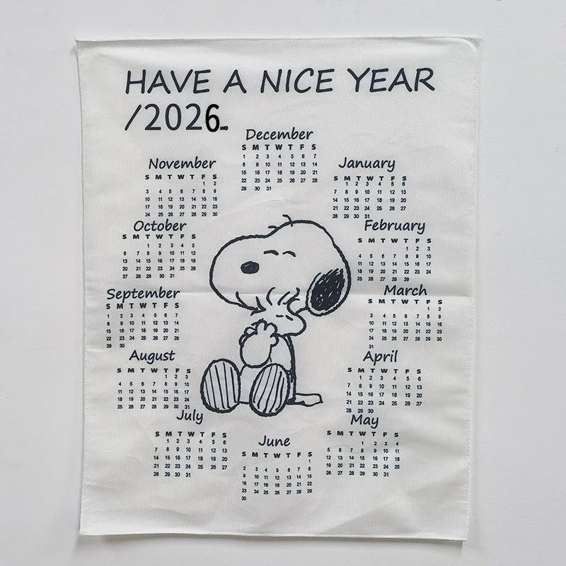 

MINISO Snoopy 2026 настольный календарь из хлопка