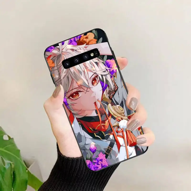 Anime Genshin Impact Phone Case for Samsung S10 21 20 9 8 plus lite S20 UlTRA 7edge