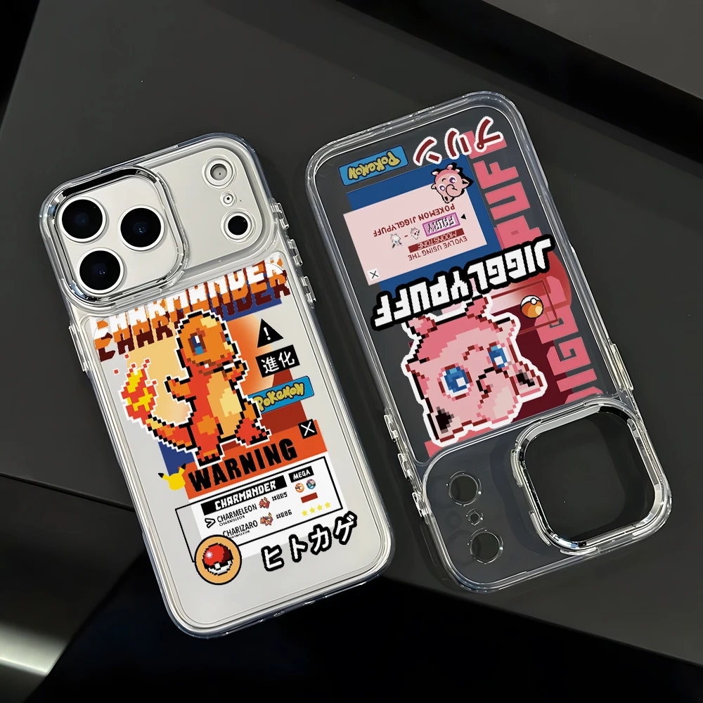 Фото Чехол для телефона Samsung Galaxy A57 A56 A36 A26 A55 A35 A16 A54 A34 A25 A24 A15 A14 A73 A53 A33 4G5G с мозаикой и изображением Jigglypuff и Charizard №3