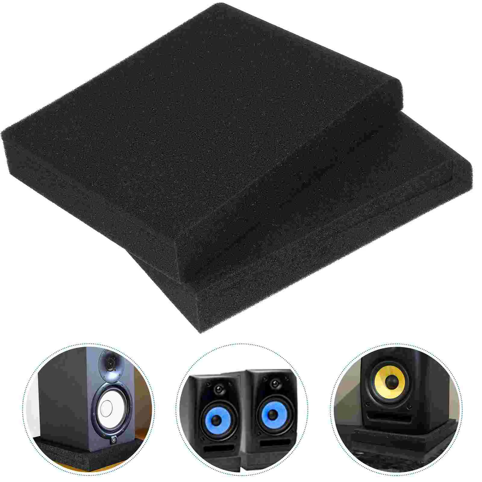

Speakerisolation Acoustic Pad Pads Studio Dampening Platform Monitor Riser Sound Cushionfor Panelmat Musical Replace Noisehigh