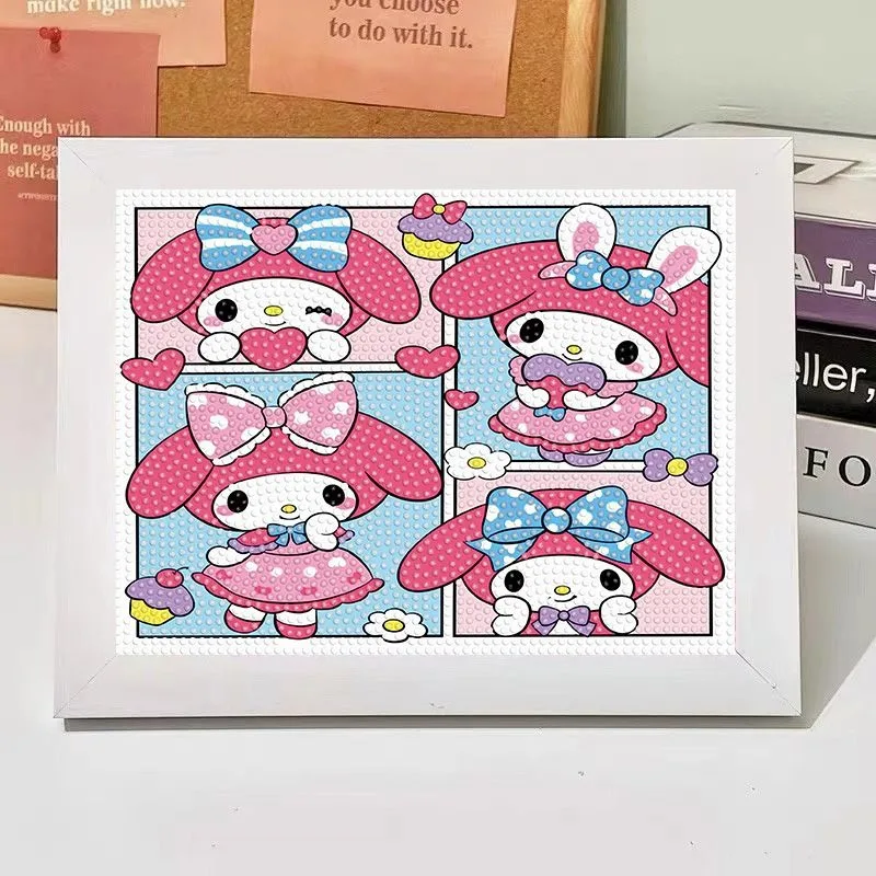 Новинка Sanrio милый Коричный курол мой Мелодия аниме мультфильм кавайный Алмазный