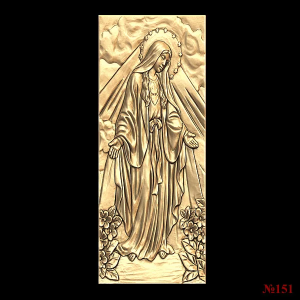 

3D STL модель религия икона для ЧПУ гравировки и 3D печати рельефная поддержка ZBrush Artcam Aspire Cut3d