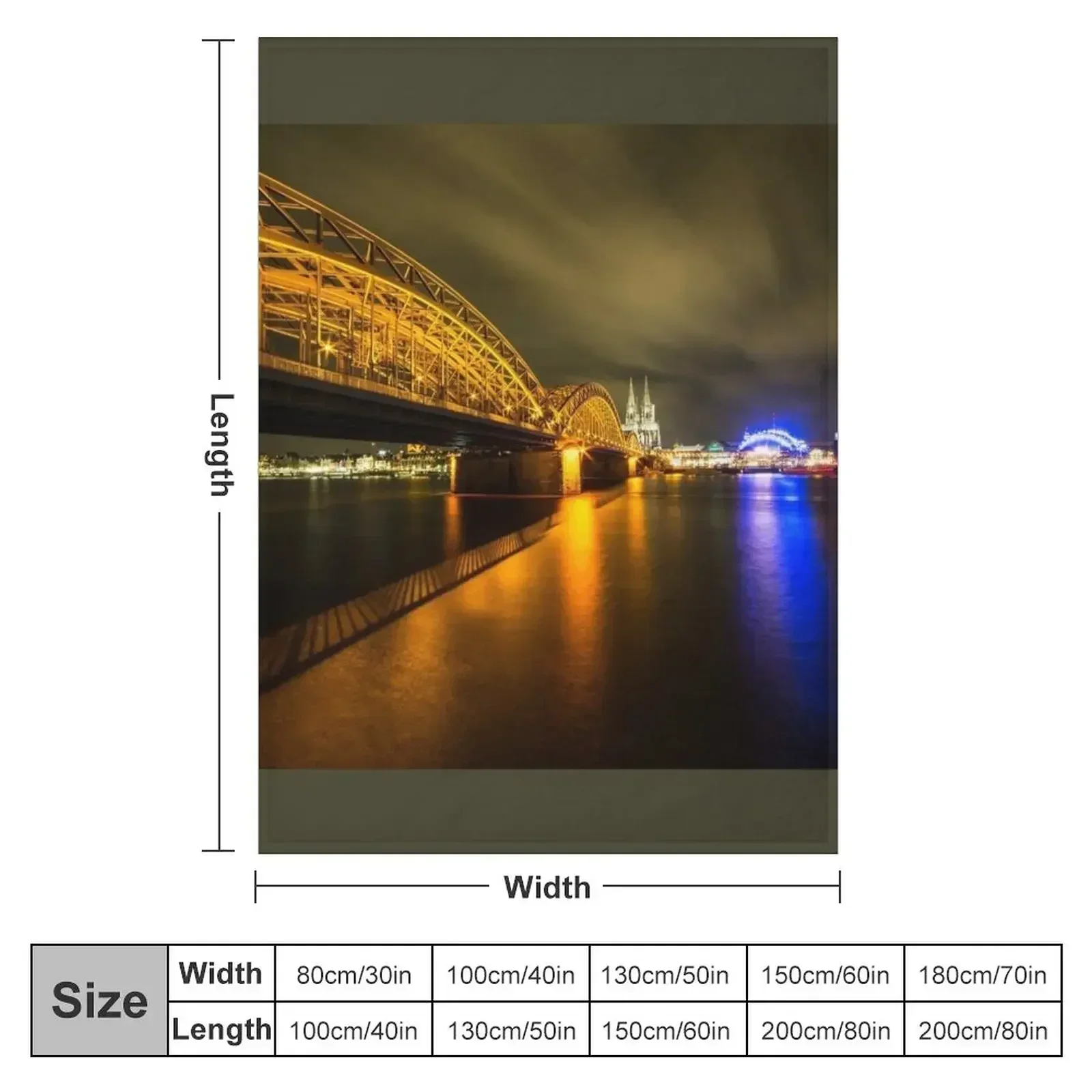 Одеяло Nacht auf dem Rhein в винтажном клетку на диван одеяла