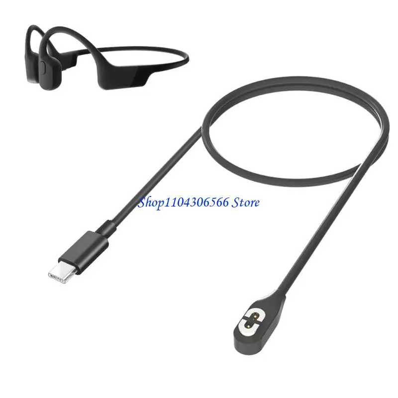Фото 02DD Зарядный кабель для гарнитуры AfterShokz Aeropex AS800 Магнитный шнур для быстрой зарядки №4