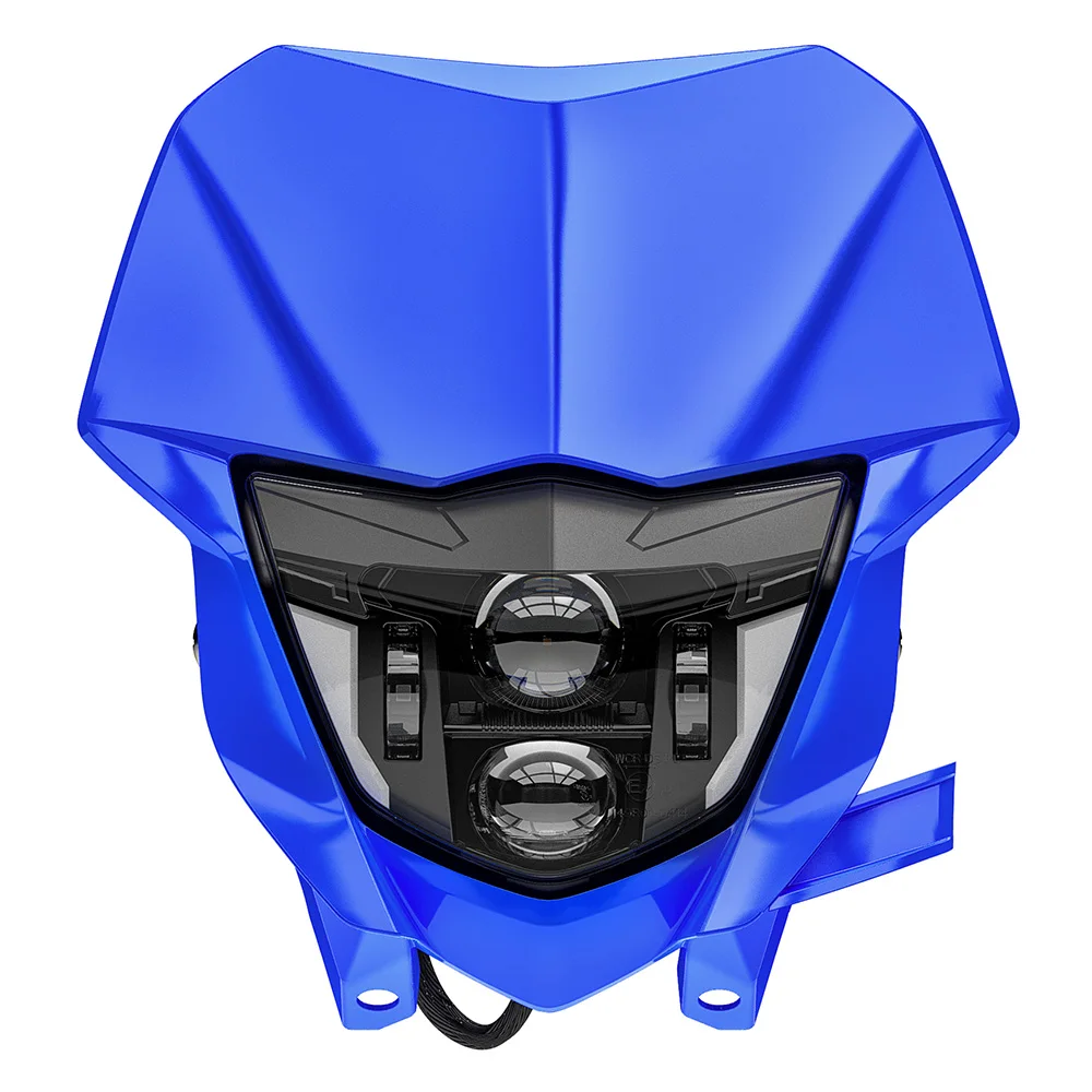 E24 светодиодная фара для Yamaha WR450F WR250F WR 450 250 F 2014-2024 2025 мотоциклетная фара с обтекателем маски DRL