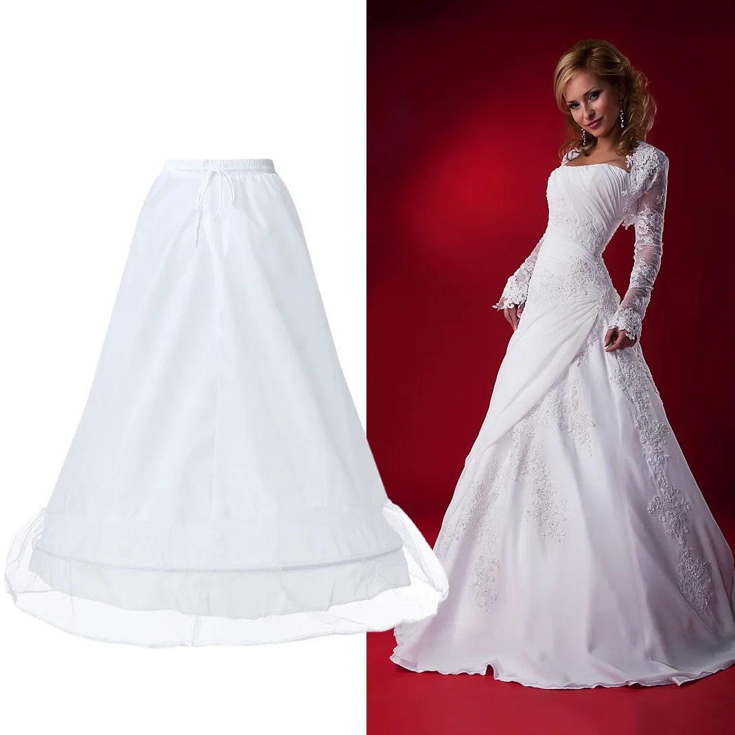 

Womens 1 Hoop A Line Floor Length Wedding Ball Gown Petticoat Underskirt Girls Tennis Skirt