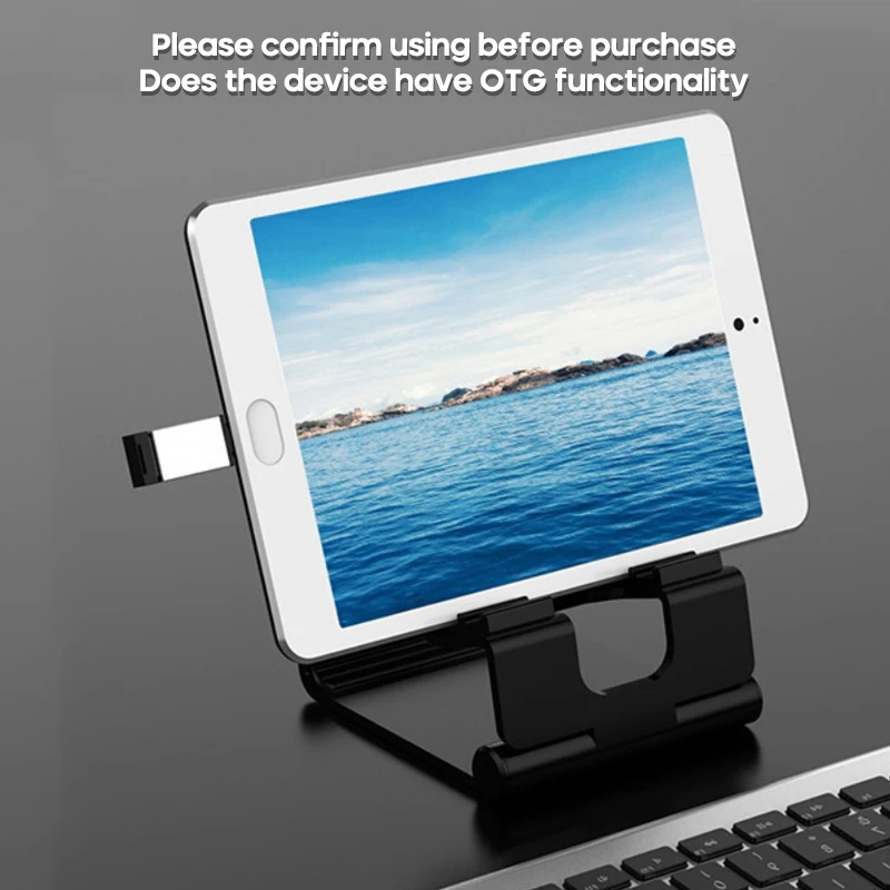 Portable Aluminum Alloy Micro B Port To USB3.0 A  Android OTG Adapter For Mobile Phone Tablet PC V8 To USB Connecter