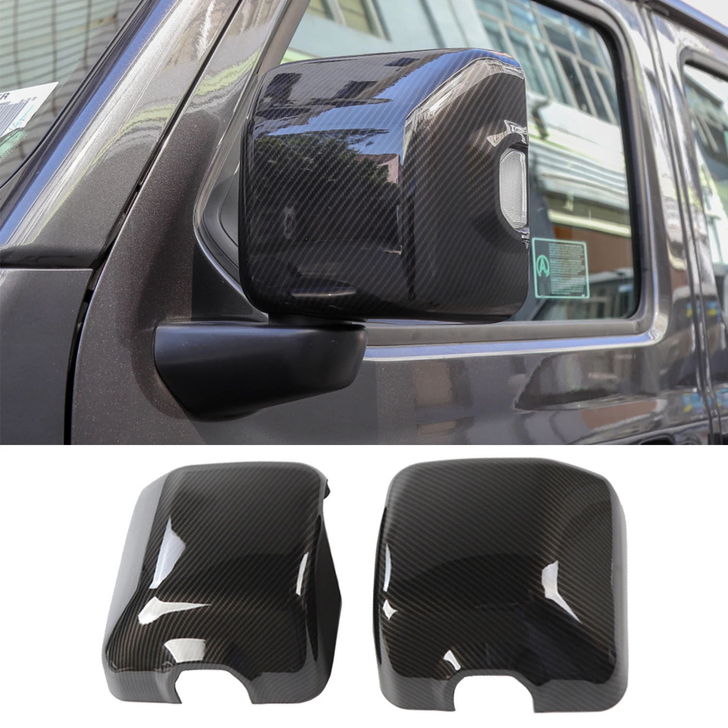 

Накладка На Зеркало Заднего Вида Jeep Wrangler JL 4XE Из Карбона/хромированного ABS, Защита