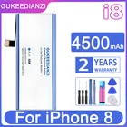 Аккумулятор GUKEEDIANZI для IPhone 7 8 7 Plus, батарея большой емкости для IPhone8 SE SE2 SE2020 X XR XS XSMax, с треком