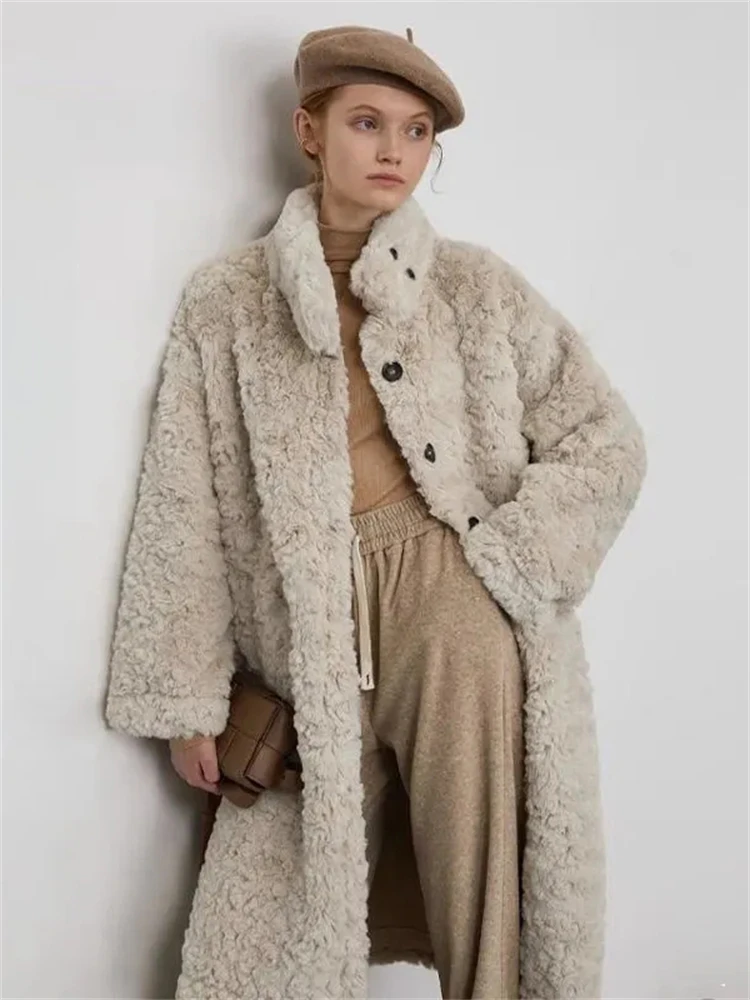 Теплые куртки средней длины из искусственного меха