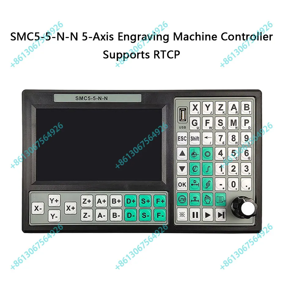 ЧПУ-контроллер вместо Mach3 флэш-контроллер движения 5-осевой 500 кГц 7-дюймовый экран