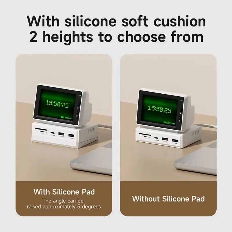 Hagibis 3,5-дюймовый IPS мини-экран AIDA64 Mini PC CPU RAM HDD