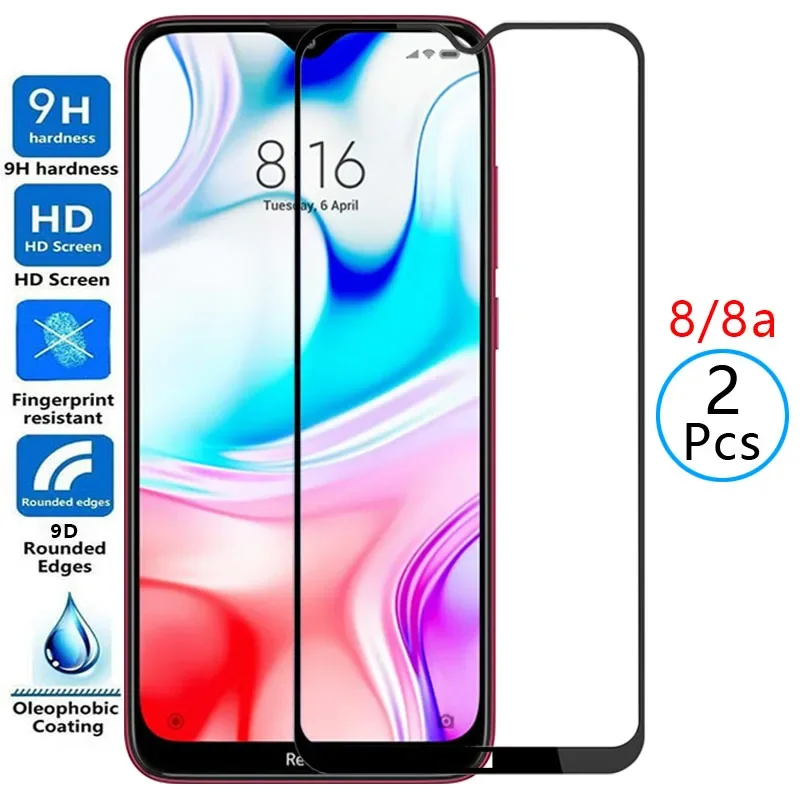 Защитное закаленное стекло 9d на redmi 8 8a защитная пленка для экрана xiaomi readmi a8 redmi8a