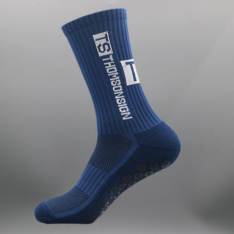 THOMSONSIGN Anti-slip Football Socks Men Women Non-slip Soccer Basketball Tennis Sport Socks Grip Cycling Riding Socks