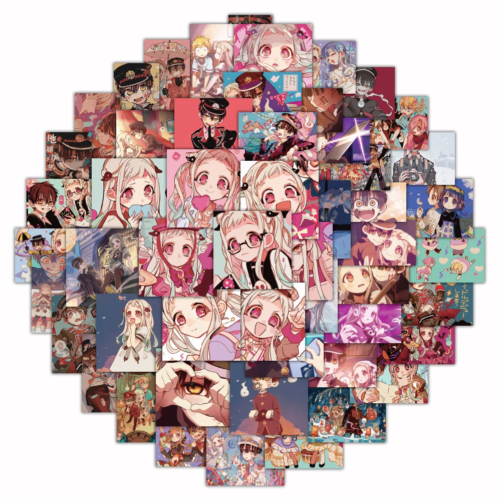 

10/30/60PCS Toilet-Bound Hanako-Kun Japan Anime Cute Sticker For Kids DIY Fridge Guitar Laptop Travel Waterproof Sticker Toy