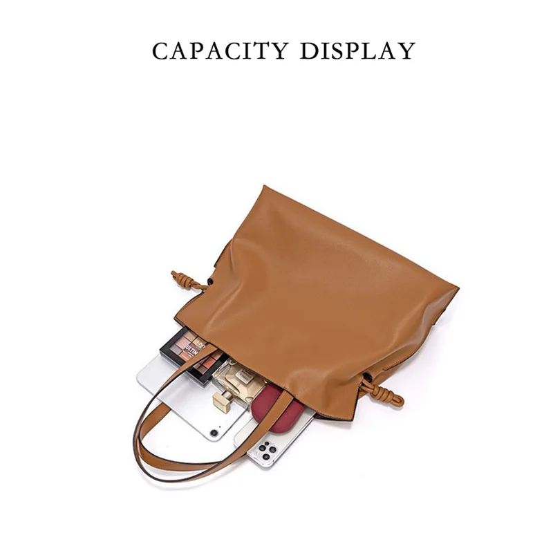 YFZ  Tote Bag For Women - String Closure With Detachable Shoulder Strap, Gorgeous and Functional Handbag Large Capacity