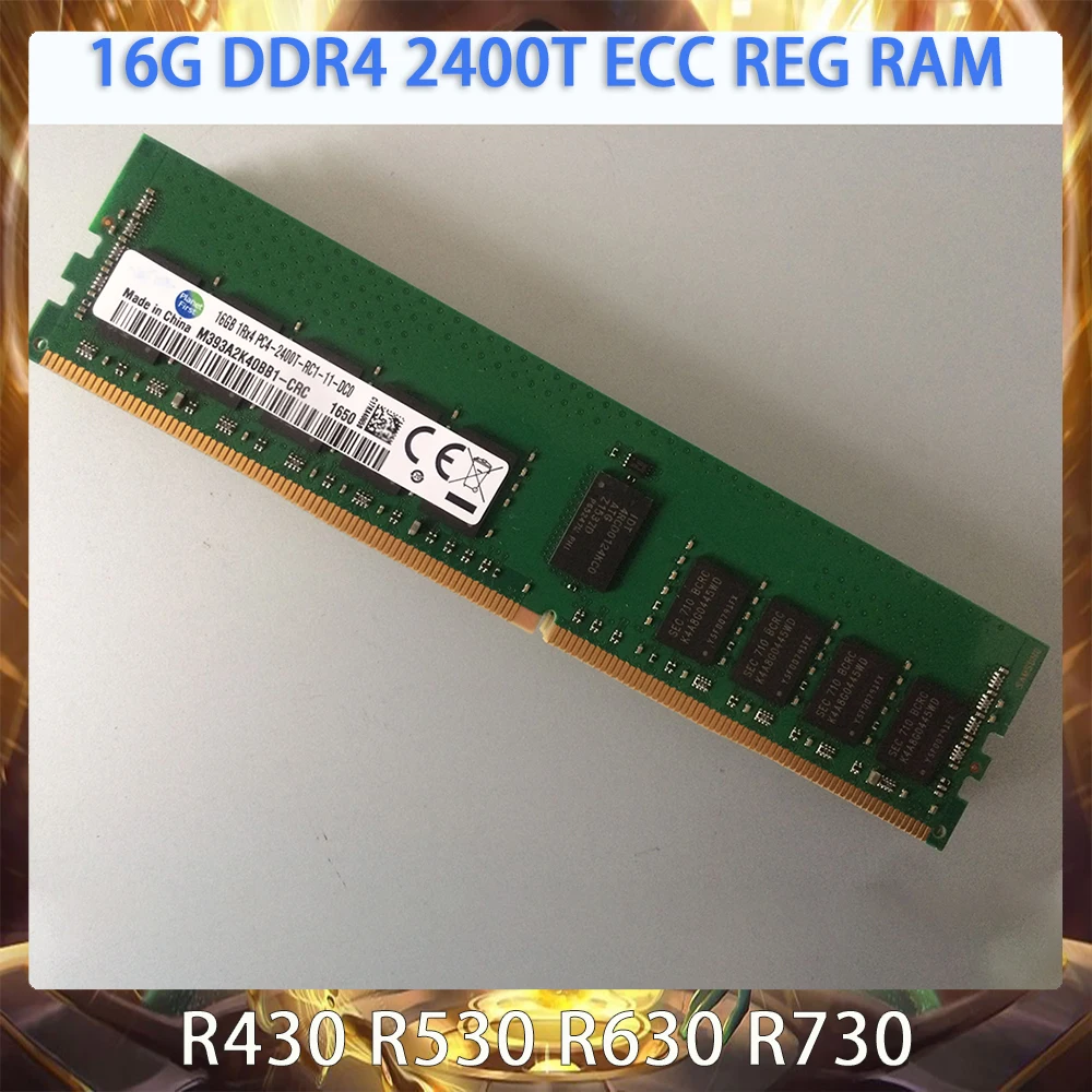 

16G DDR4 2400T ECC REG RAM For DELL R430 R530 R630 R730 Server Memory Original Quality Fast Ship