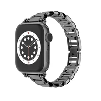 hundai correa de metal para for apple watch 7 pulsera de acero inoxidable para iwatch 6 5 4 3 2 1 se 44mm 42mm 40mm 38mm