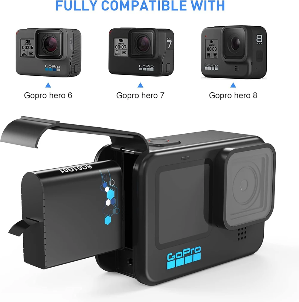 Аккумулятор для Gopro Hero 8 1800 мАч